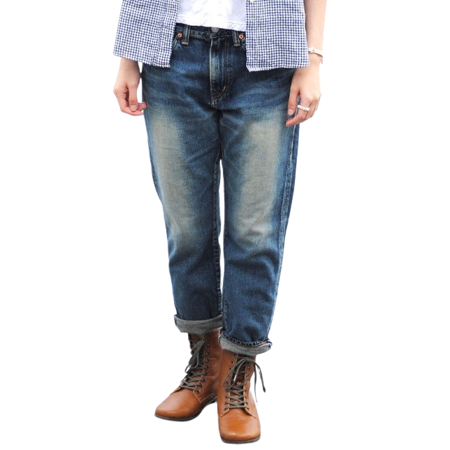 DEEP BLUE（ディープブルー） 12.5オンス 甘織デニム ボーイフレンド