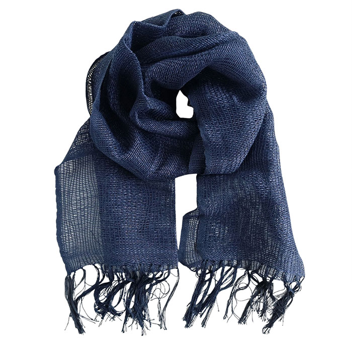 工房織座（kobo oriza） YOROKE リネン シルク ジーンズ ストール