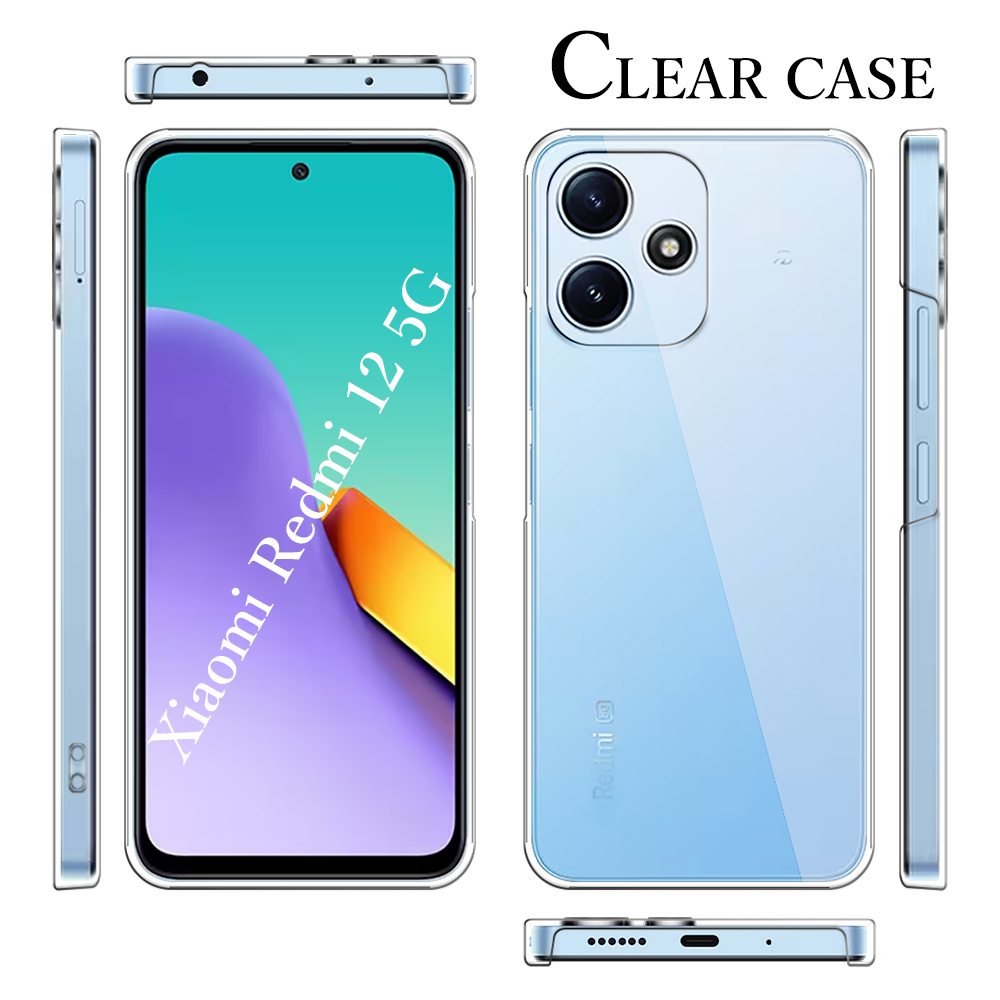 Redmi 12 5G ケース クリア Xiaomi XIG03 スマホ カバー Redmi125G