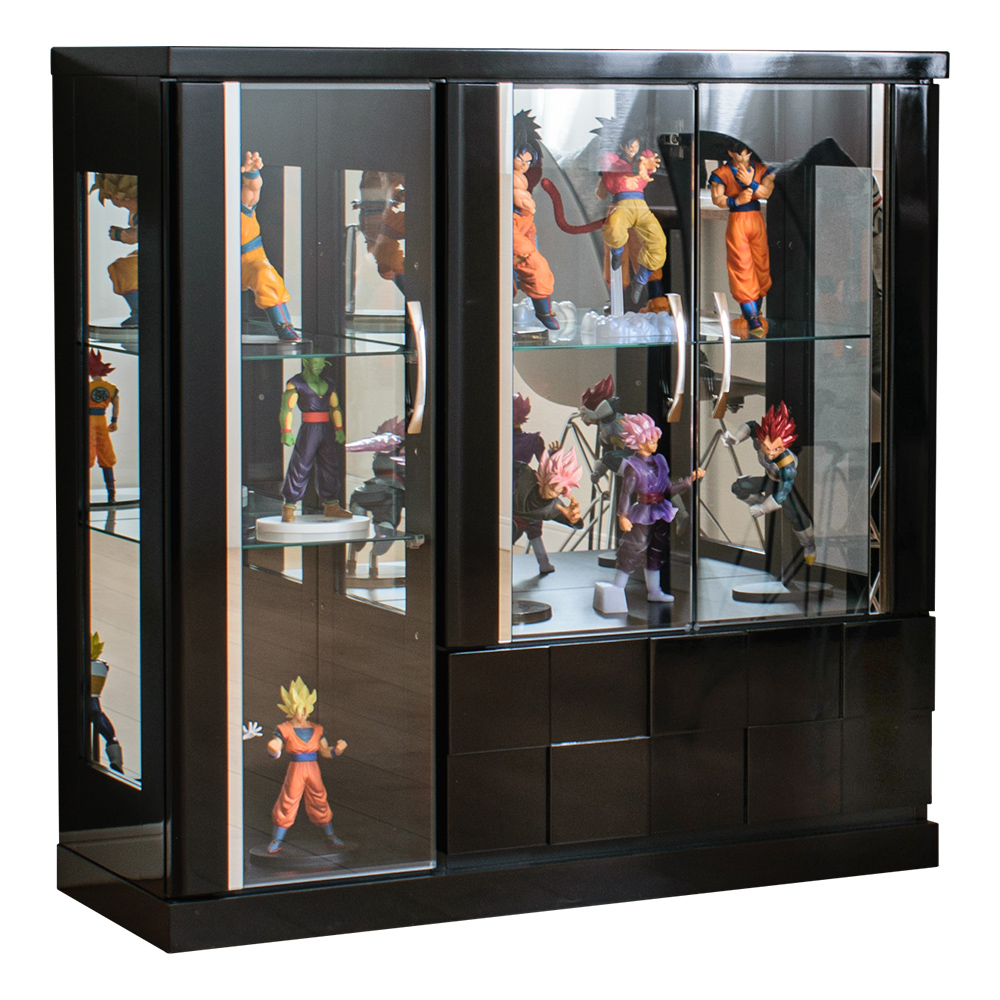With Plan（ウィズプラン） コレクションケース 大型 LED フィギュア棚
