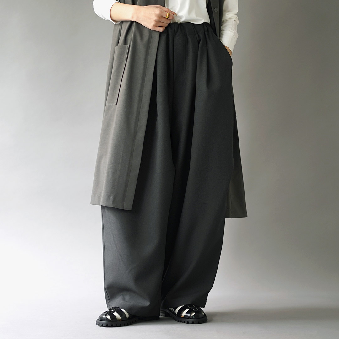 mizuiroind（ミズイロインド） ワイド カーゴ パンツ / レディース