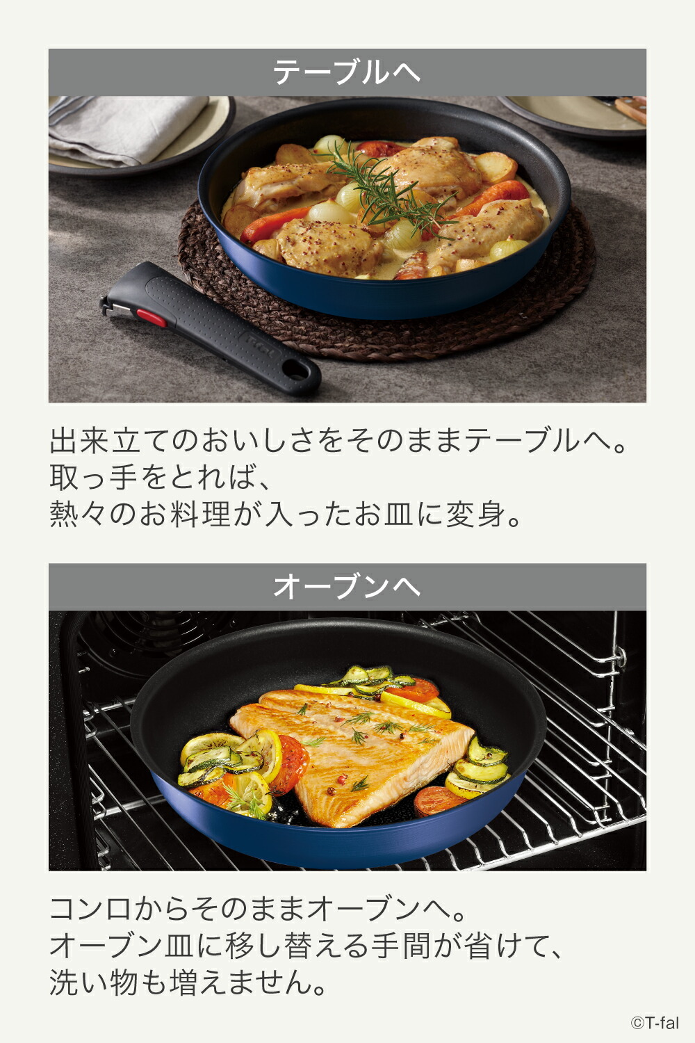 T-fal（ティファール） フライパン セット8 IHブルーマーキーズ