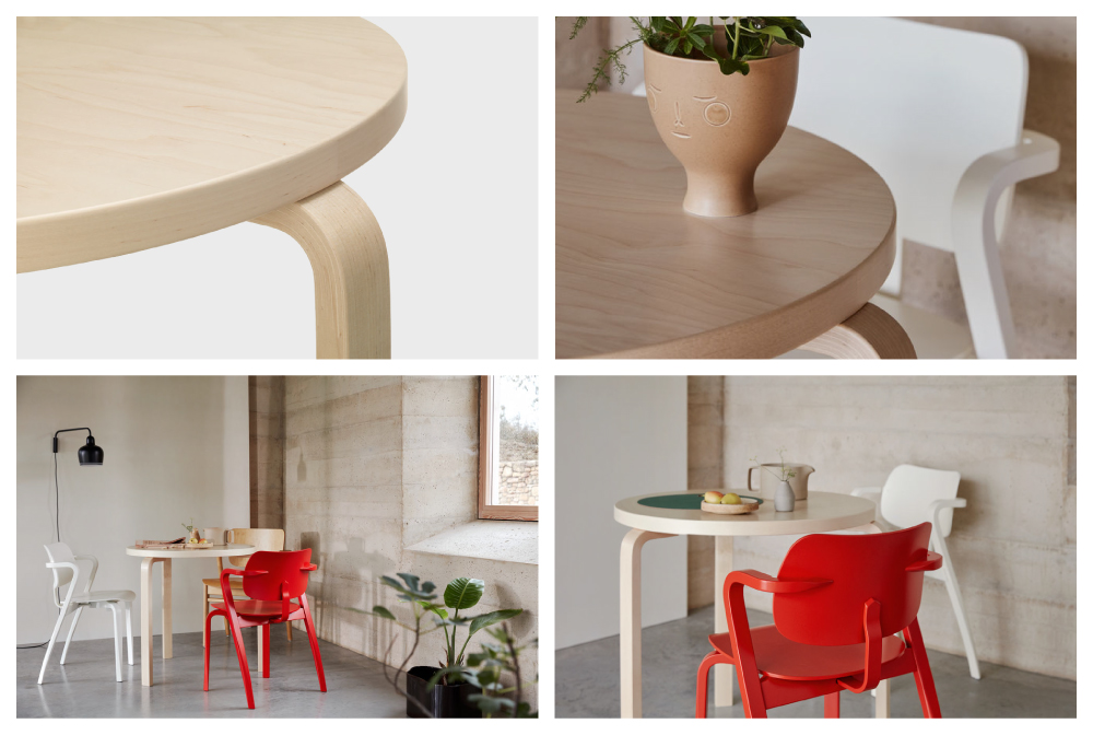 artek（アルテック） 正規品 テーブル 90B バーチ ダイニングテーブル