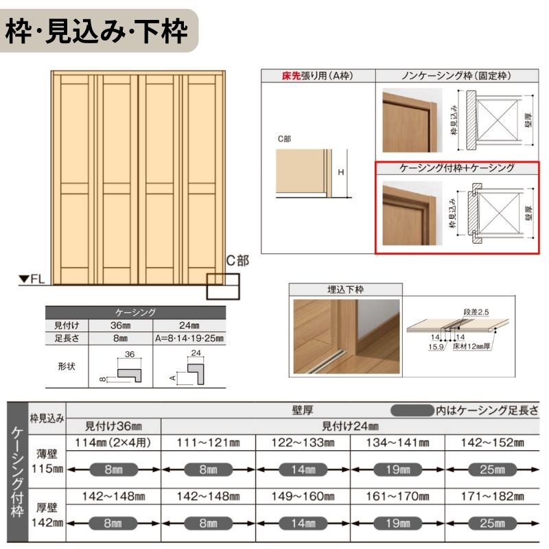 ラシッサ 可動間仕切り LIXIL 6枚建 折れ戸 ラシッサS パネルタイプ