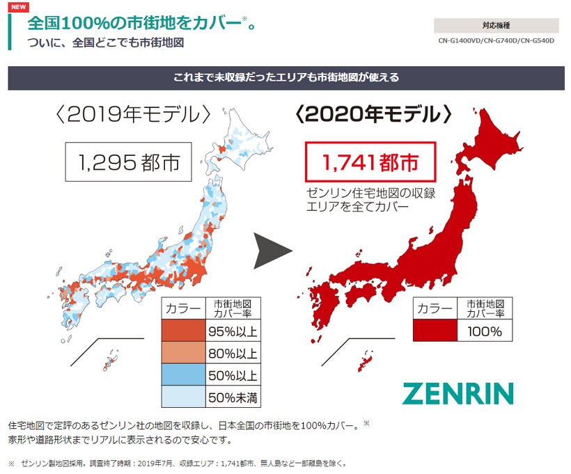 Gorilla（パナソニック） CN-G1400VD パナソニック ゴリラ 7V型