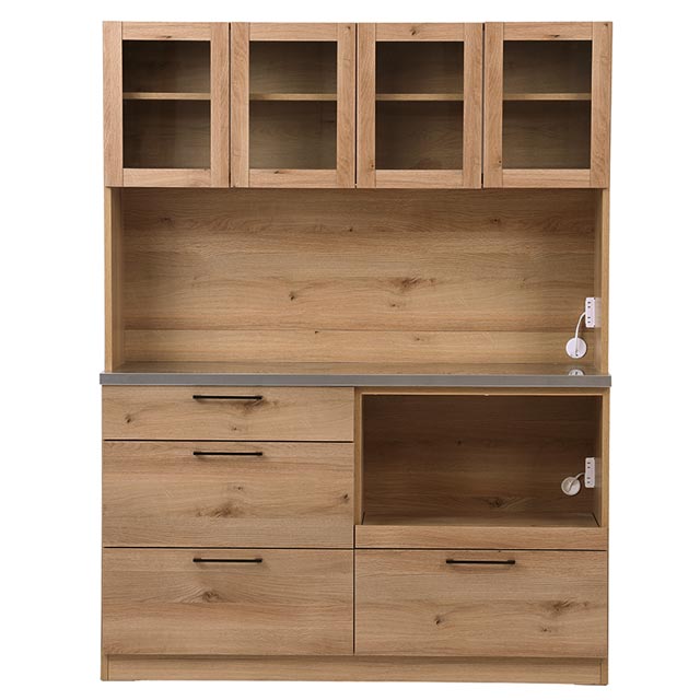 NORA（ノラ） 関家具 正規代理店 食器棚 オープンボード 幅140cm