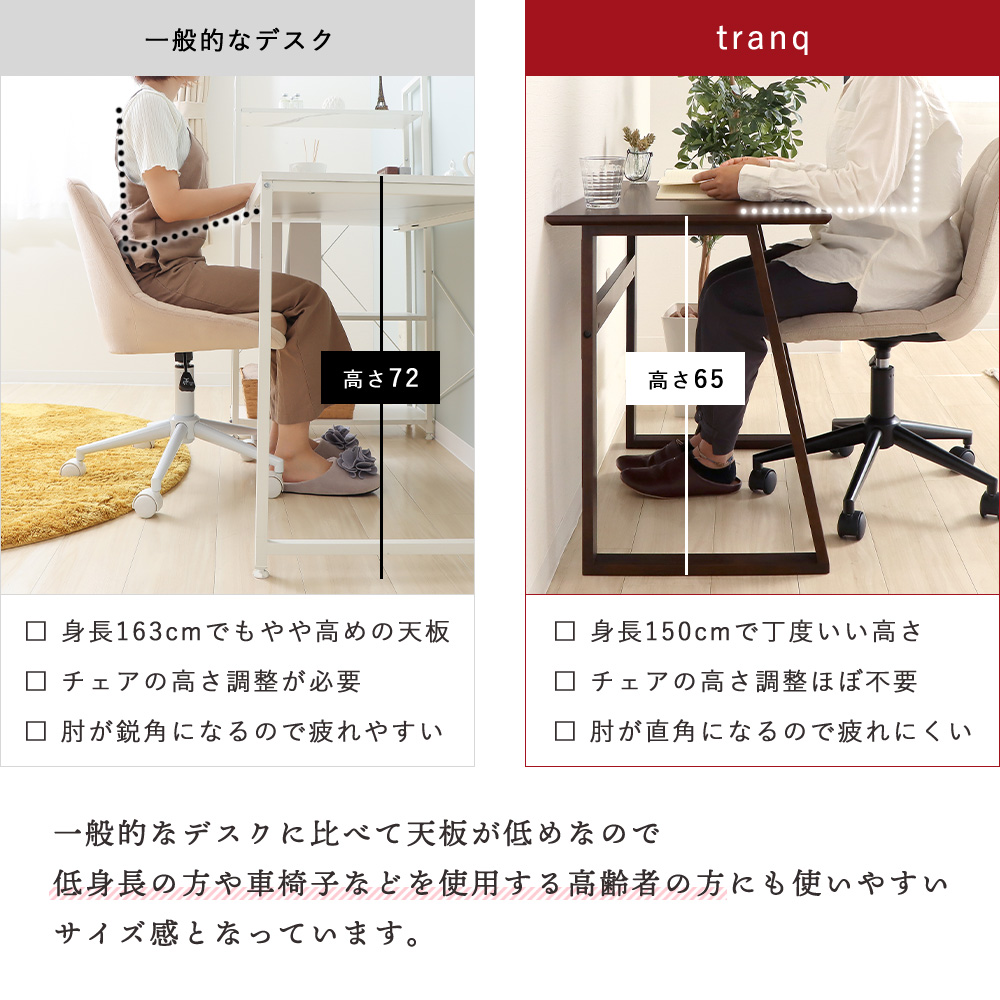 ヤマソロ テーブル デスク 幅80 高さ65 机 ハイタイプ ハイテーブル