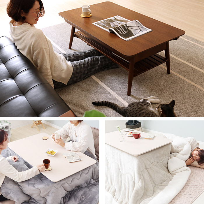 ヤマソロ 2/22はP+17％還元！ こたつ テーブル 長方形 105 おしゃれ