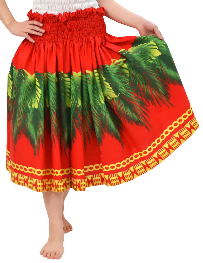 フラダンス衣装 シングルパウスカート ダンス 衣装 フラ シングル