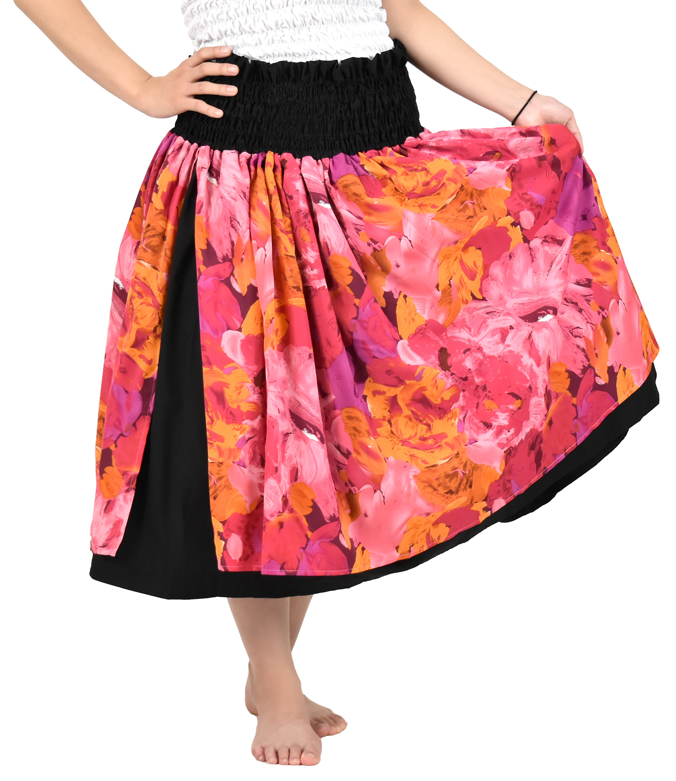 フラダンス衣装 ダブルパウスカート フラダンス スカート hula pau