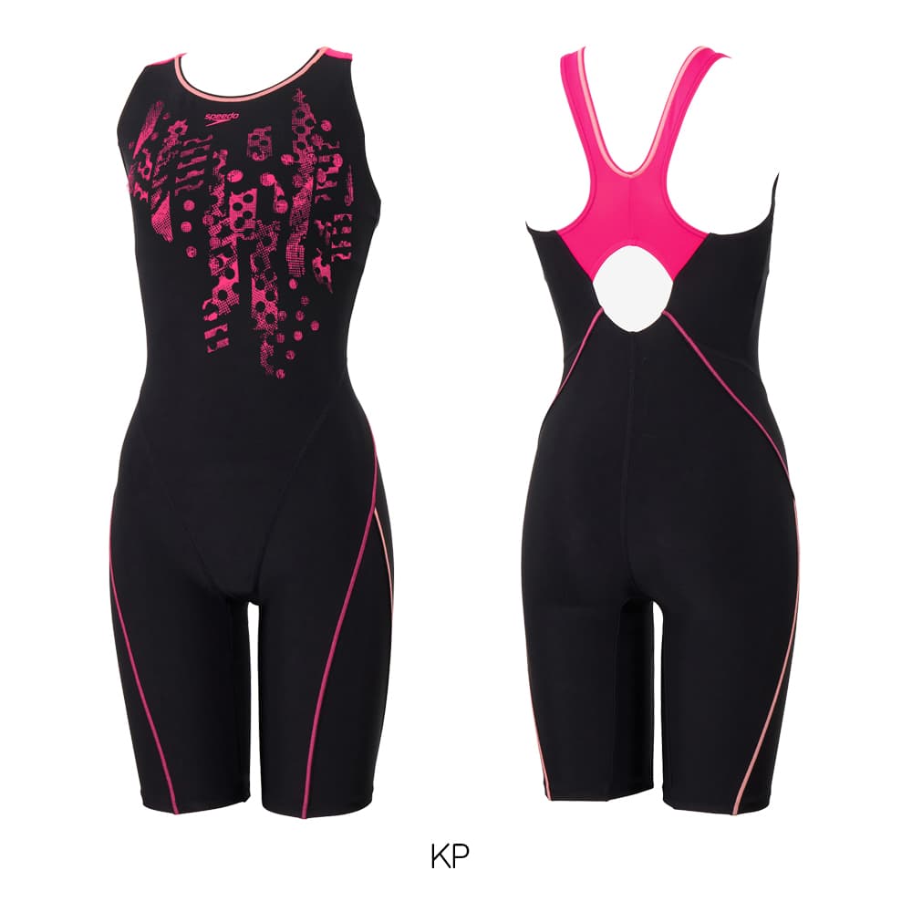 speedo（スピード） フィットネス水着 レディース クラッシュドット