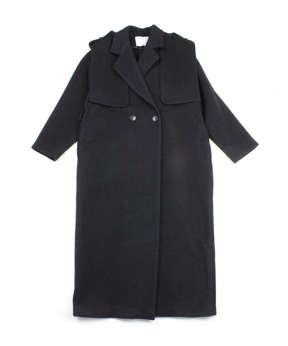 RIM.ARK リムアーク ロングコート Single face wool CT シングル