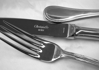 クリストフル即納 ステンレス/パール（2405） デザートスプーン（014