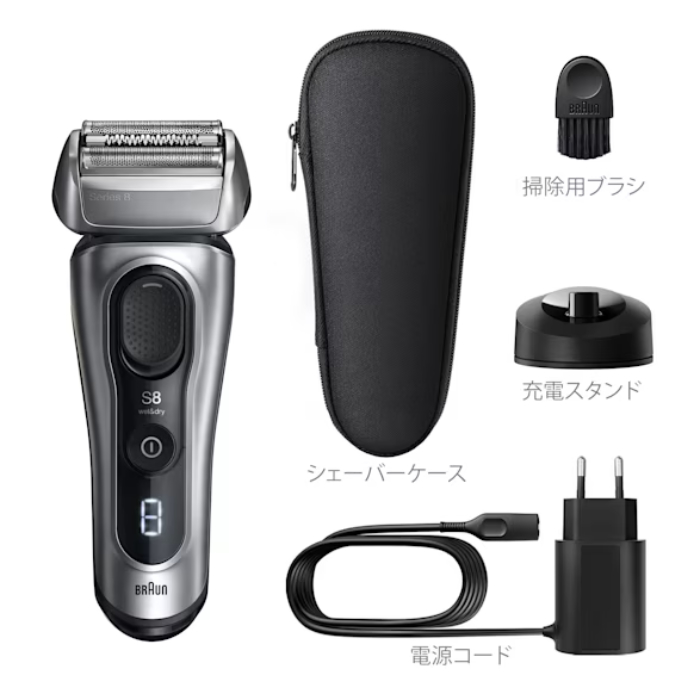 BRAUN（ブラウン） メンズシェーバー シリーズ8 8617s シルバー 電気