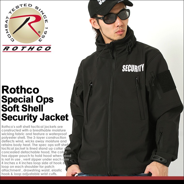 ROTHCO（ロスコ） ジャケット メンズ ソフトシェルジャケット フード