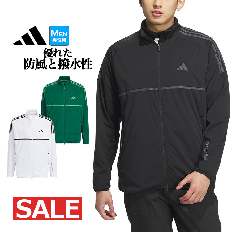 adidas（アディダス） ゴルフウェア JTY59 WIND.RDY スリーストライプ