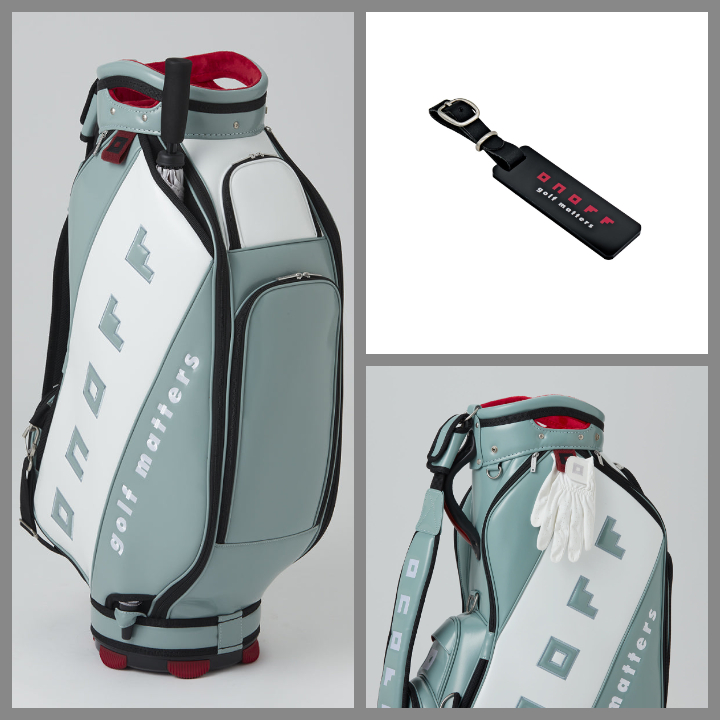 未使用】ONOFF キャディバッグ OB0926 スレートグレー オノフ オノフ