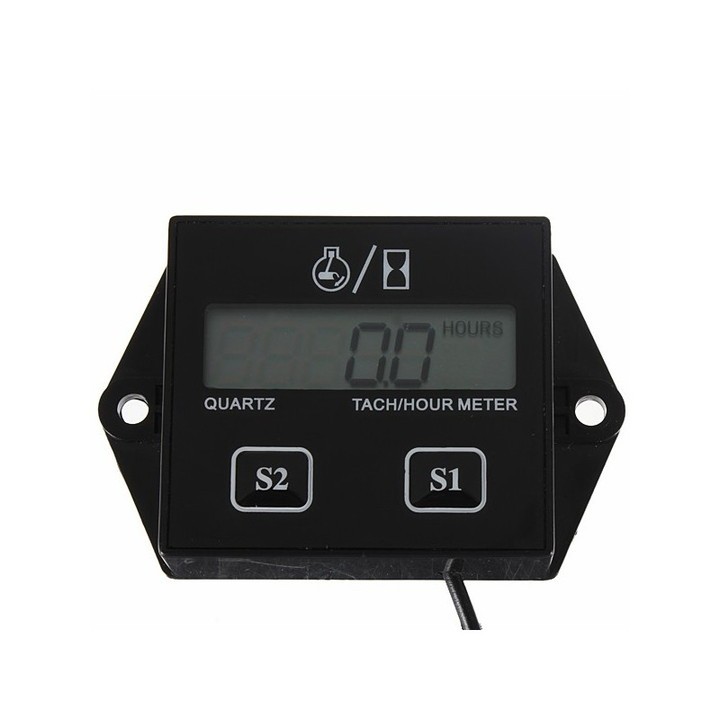 バイクタコメーター 自動車 バイクに 4スト/2スト両対応 デジタル式