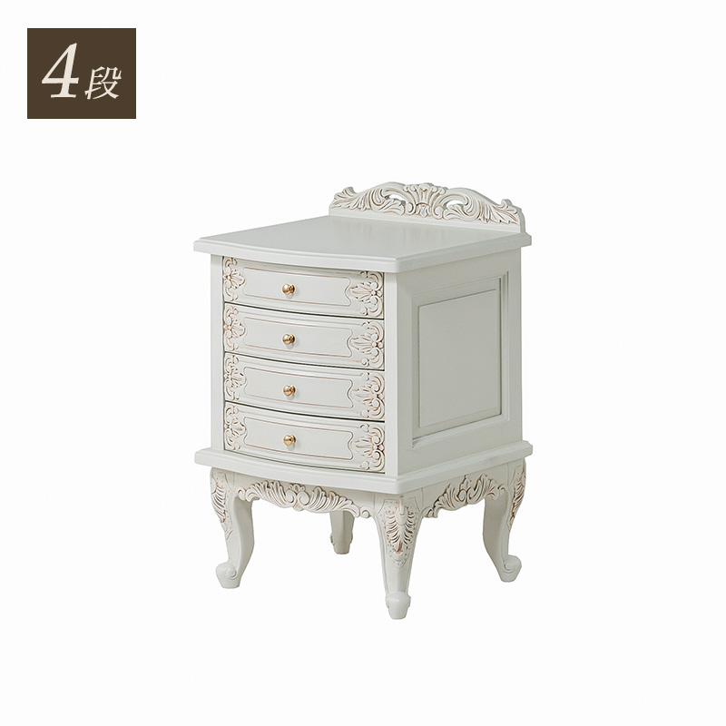 MINT チェスト アンティーク調チェスト おしゃれ かわいい 4段 猫脚