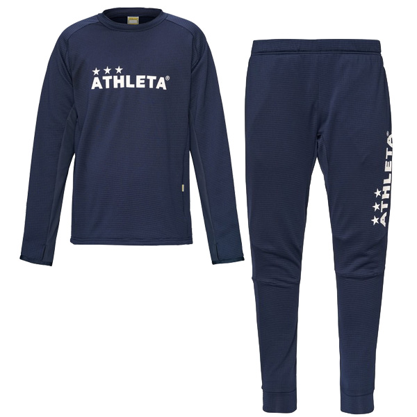 ATHLETA（アスレタ） 【上下セット】 グリッド起毛TRシャツ パンツ