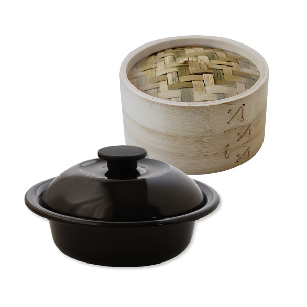 野田琺瑯ココナベせいろ（蒸篭 蒸籠 セイロ 蒸し料理 せいろ蒸し 一人