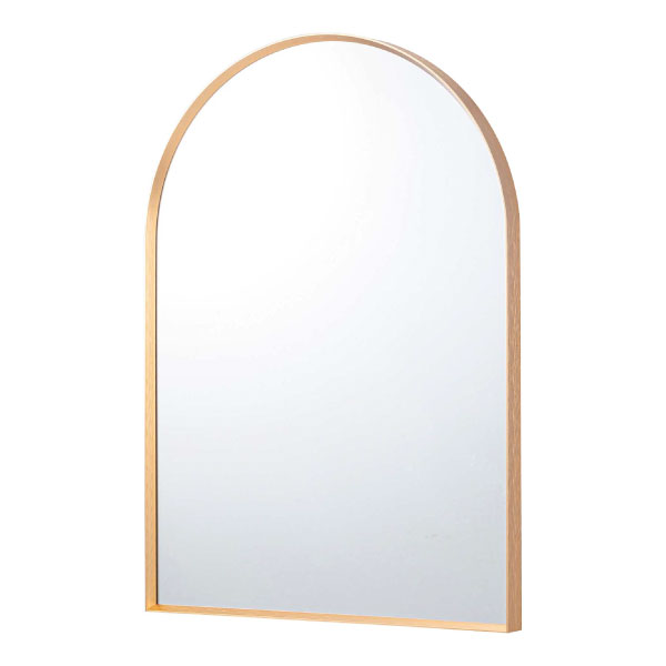 東谷 ウォールミラー アーチ型 壁掛け 石膏ボード対応 飛散防止 43