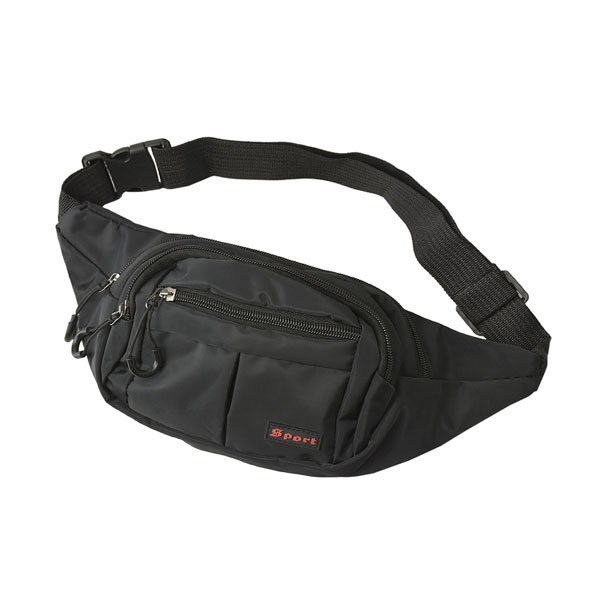 FLAG ON CREW 4ポケット ウエストポーチ コンパクト ボディバッグ