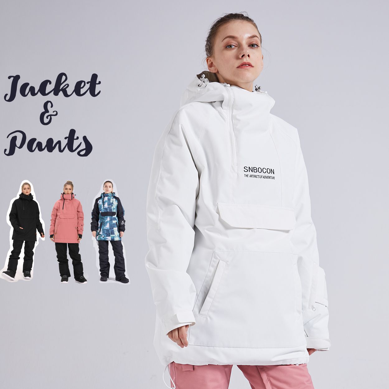 スノーボードウェア スキーウェア レディース メンズ 上下セット ユニ