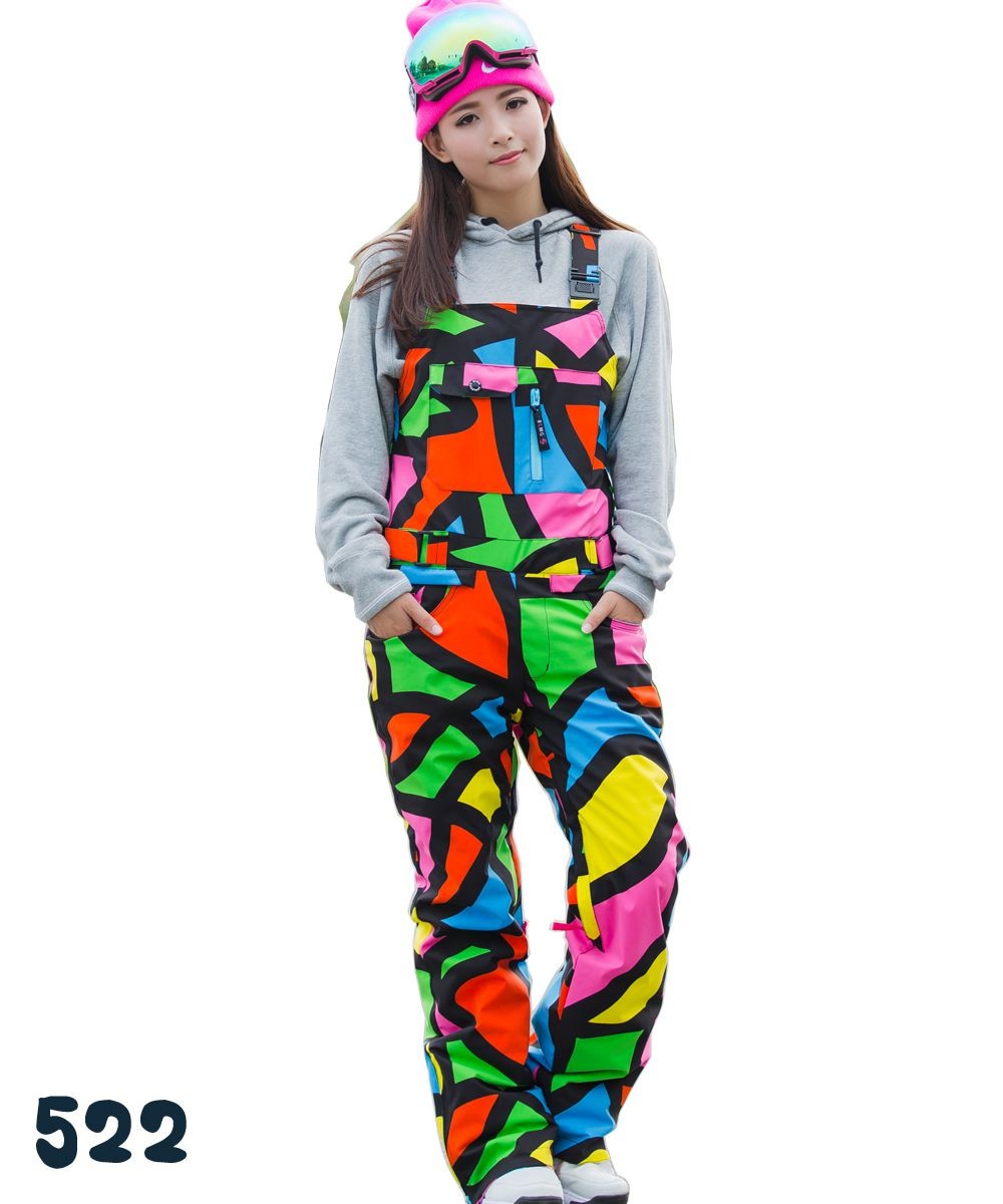 スノーボードウェア スキーウェア レディース パンツ オーバーオール