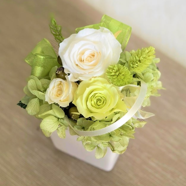 プリザーブドフラワーアレンジメント 選べる7色 プレゼント ギフト