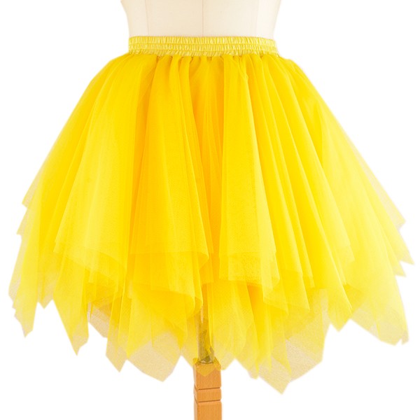 パニエ ボリューム チュチュ ペチコート ソフトチュール 全13色 裏地2