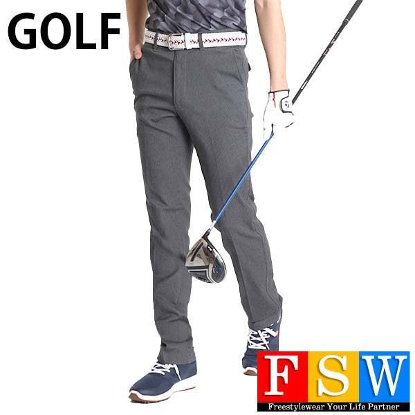 ゴルフパンツ メンズ パンツ ゴルフウェア スラックス ストレッチ