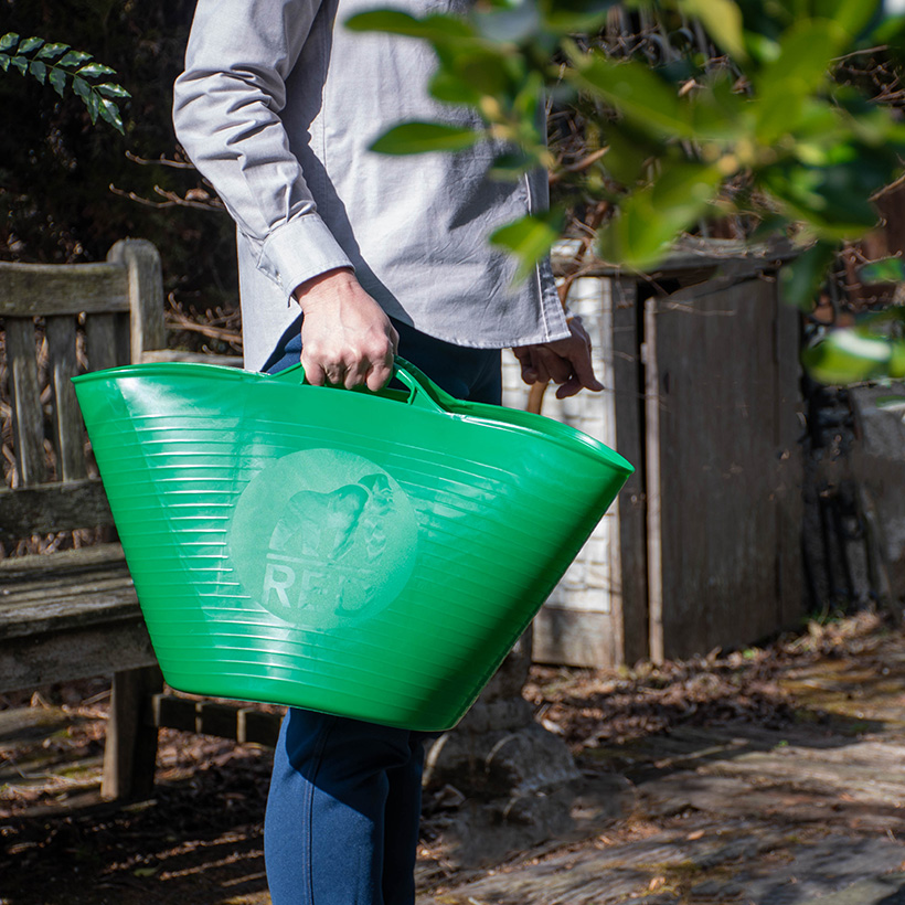 バスケット ガーデンバケツ Gorilla Tubs Medium 26L ゴリラタブM Red