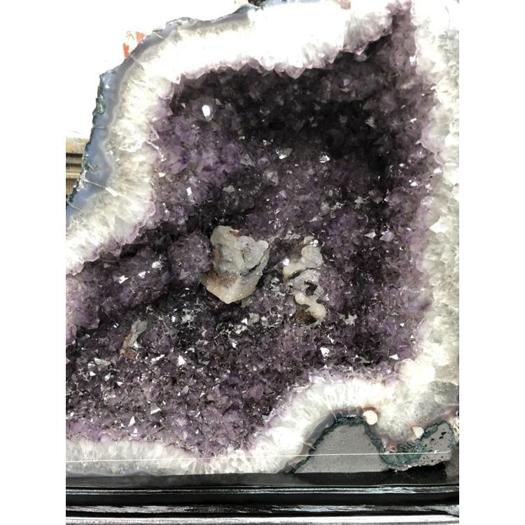 天然 紫水晶 特大 アメジスト ドーム 原石 大きい パワーストーン 57.4