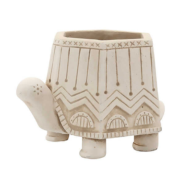 植木鉢 デザイン 寄せ植え 底穴あり カメ 亀 プランター おしゃれ 屋外