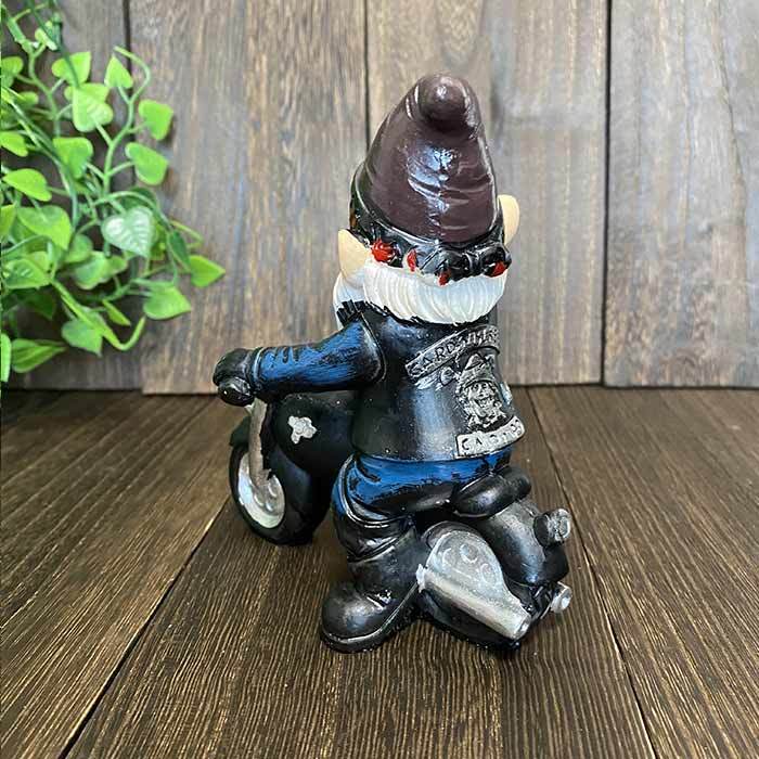 小人 バイク ライダー ちょい悪 庭 ガーデン ハーレー ハーレー