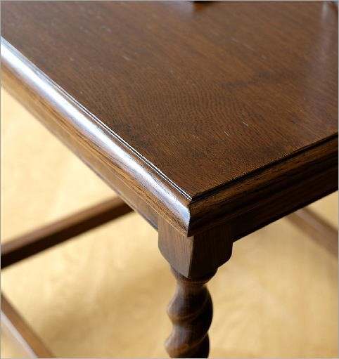 サイドテーブル 花台 アンティーク レトロ 木製 正方形 四角 高さ50cm