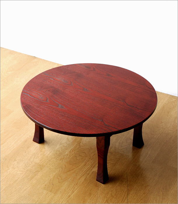 ちゃぶ台 円卓 60cm おしゃれ 和 丸テーブル 和風 カフェ 丸型 丸い