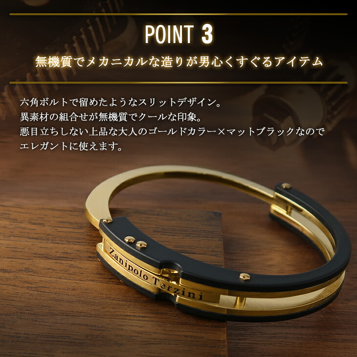 Zanipolo Terzini（ザニポロ タルツィーニ） 限定 ゴールド ブラック