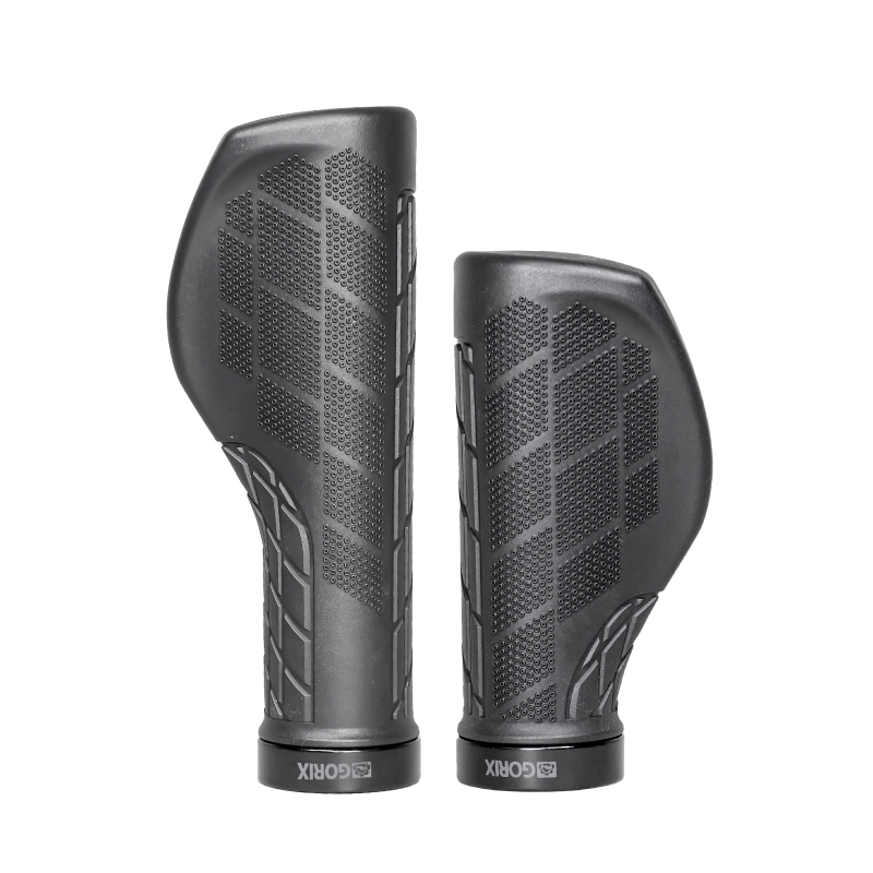 GORIX 自転車グリップ エルゴ [135mm 100mm ロング/ロング ロング