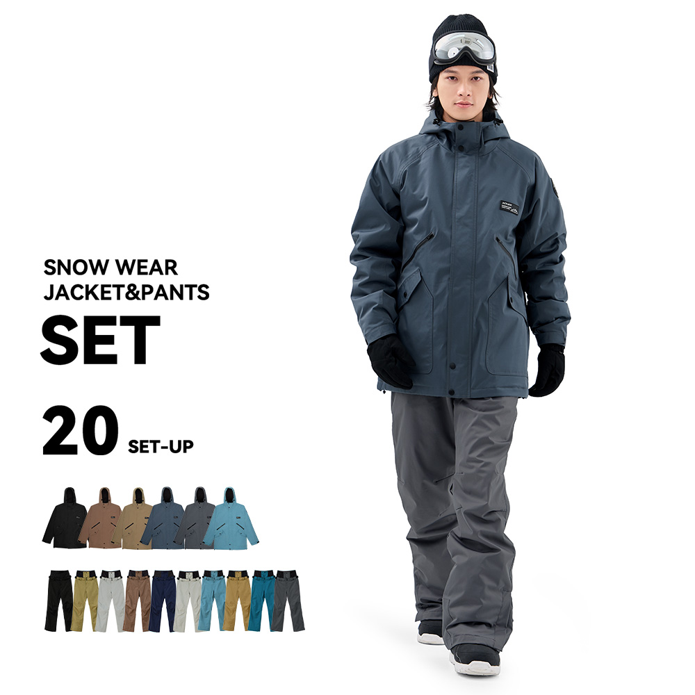ACTLEIS（アクレイス） スキーウェア スノーボードウェア メンズ 上下