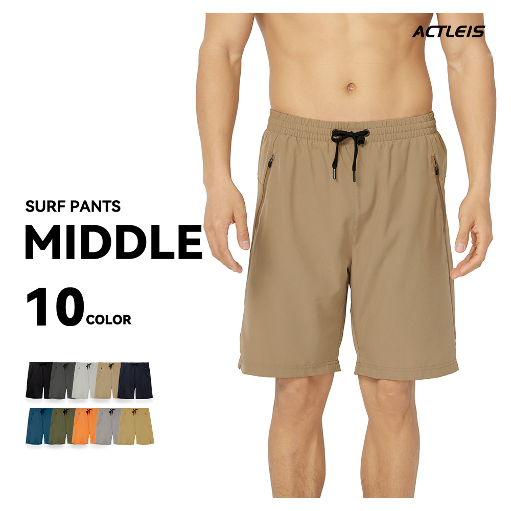 ACTLEIS（アクレイス） 水着 メンズ サーフパンツ 海パン サーフ