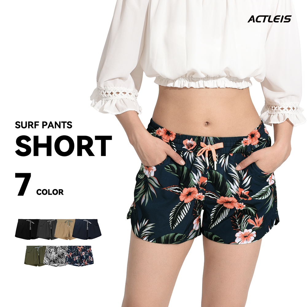 ACTLEIS（アクレイス） 水着 パンツ ショートパンツ レディース サーフ