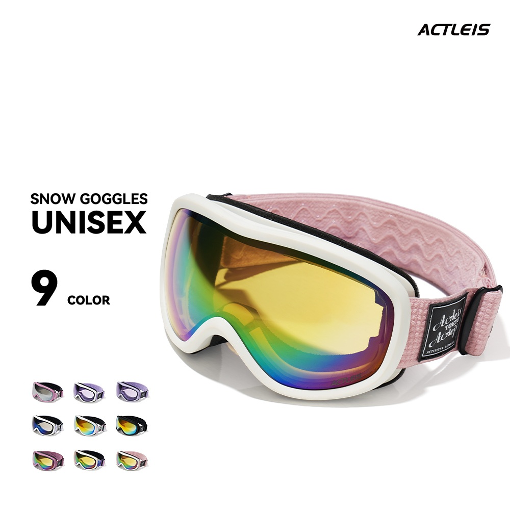 ACTLEIS（アクレイス） スキーゴーグル スノーボードゴーグル メンズ