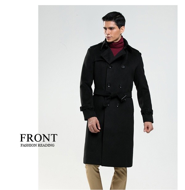 ダブルブレスト 秋コート チェスターコート ベルト付き メンズ メンズ