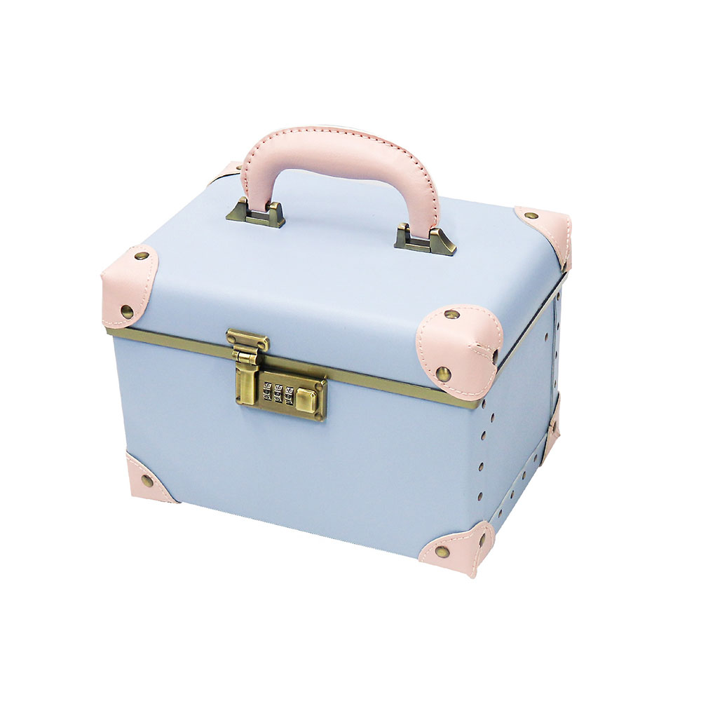 メイクボックス 鏡付き 大容量 コスメボックス 化粧品 コスメ収納 S