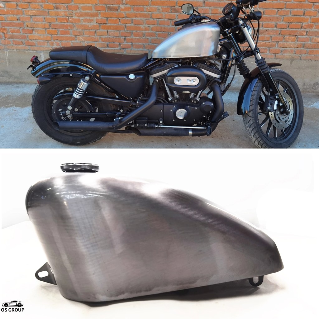 並行輸入品】 12L シルバー ガソリン タンク オイル ハーレー XL883R