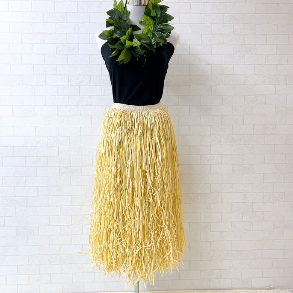 フリンジスカート HAU 特殊ペーパー素材 ハウスカート タヒチアン