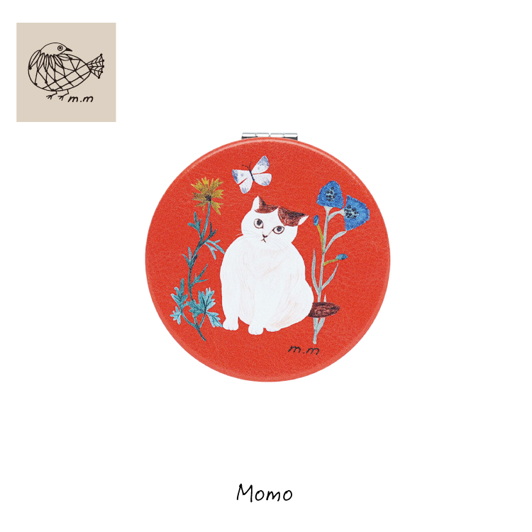 松尾ミユキ 鏡 / コンパクトミラー 全5種 / 拡大鏡 二面鏡 手鏡 ねこ