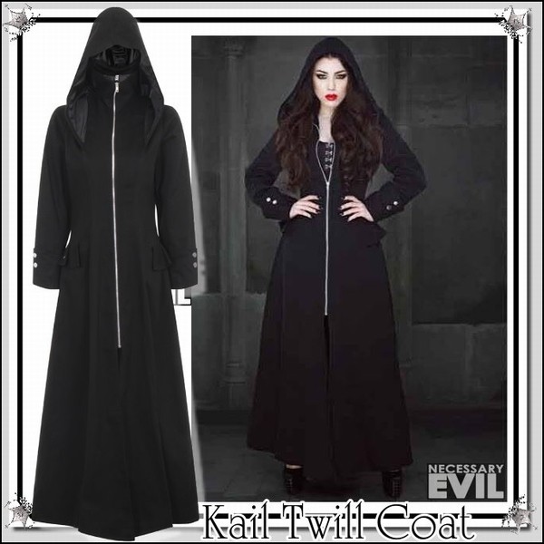 極美シルエット】Apozi アポジ マキシ丈 ロングコート ブラック モード